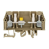 Mérő-bontó sorkapocs 10A 400V csavaros csavaros bézs 0,2-10mm2/sokerű PTK 10/QT BG CONTA-CLIP