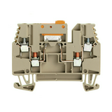 Mérő-bontó sorkapocs 14A 400V csavaros bézs 0.5-4mm2/sokerű WTR 2.5/ZZ Weidmüller