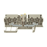 Mérő-bontó sorkapocs 16A 400V rugószorításos rugószorításos bézs ZTR 2.5/4AN Weidmüller