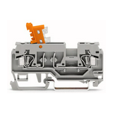 Mérő-bontó sorkapocs 16A 400V rugószorításos/ rugószorításos kék 0.08-2.5mm2/sokerű WAGO