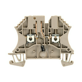 Mérő-bontó sorkapocs 1A 500V csavaros bézs 0.5-4mm2/sokerű WTR 2.5 D- 2STB 6.9/2.3 Weidmüller