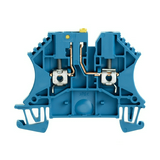 Mérő-bontó sorkapocs 24A 500V csavaros csavaros kék 0.5-4mm2/sokerű WTR 2.5 BL Weidmüller