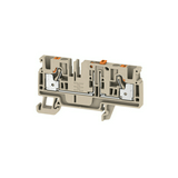 Mérő-bontó sorkapocs 24A 500V dugaszolós bézs 0.5-4mm2/sokerű ADT 4 2C Weidmüller