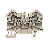 Mérő-bontó sorkapocs 27A 500V csavaros bézs 0.5-4mm2/sokerű WTR 4/ZZ Weidmüller