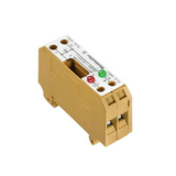 Mérő-bontó sorkapocs 27A 60V csavaros/ csavaros sárga SAKT E/35 2LD 60VAC Weidmüller