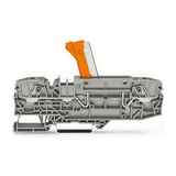 Mérő-bontó sorkapocs 30A 1000V rugószorításos/ rugószorításos szürke 0.5-10mm2/sokerű WAGO