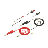 Mérőzsinór készlet kéziműszerhez 6részes piros/fekete 4mm PVC-szigetelés 60V PMS 0,64 HIRSCHMANN