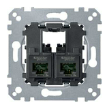 MERTEN 2xRJ45 Cat5e UTP aljzat