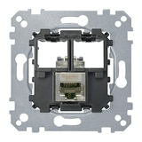 Merten adapterfedél RJ45 RJ45 8(8) Cat6 falonkívüli süllyesztett csavaros Cat6 STP Schneider