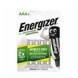 Mikro akkumulátor 500mAh nikkel-fém-hidrid LR 03 Micro(AAA/R03) AAA R2U Universal Energizer