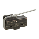 Mikrokapcsoló hosszú lemezkar műanyag 1ny 1z 15A/AC15/230V IP00 csúszó érintkező Z-15GW55-B OMRON