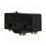 Mikrokapcsoló nyomóbütyök műanyag 1ny 1z 15A/AC15/230V IP00 csúszó érintkező Z-15G-B OMI OMRON