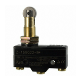 Mikrokapcsoló nyomógörgő műanyag 1ny 1z 15A/AC15/230V IP00 csúszó érintkező Z-15GQ22-B OMI OMRON