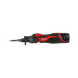 Akkus forrasztópáka +2Ah/Li-ion-akku +töltő +koffer 90W 12V 30s-felfűtés M12SI-201C M12 Milwaukee