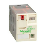 Miniatűr relé 6A 4v 24V50Hz monostabil IP20 LED Zelio RXM Schneider