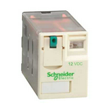 Miniatűr relé 6A 4v dugaszolós 12VDC monostabil IP40 Zelio RXM Schneider