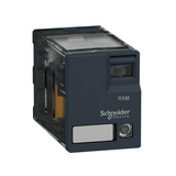 Miniatűr relé 6A 4v dugaszolós 24V50Hz monostabil IP40 LED Zelio RXM Schneider