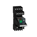 Miniatűr relé 6A 4v dugaszolós 6A 0-24V50Hz monostabil IP20 Zelio RXM Schneider