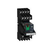 Miniatűr relé 6A 4v dugaszolós 6A 0-24V50Hz monostabil IP20 Zelio RXM Schneider