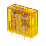 Miniatűr relé NYÁK/dugasz 10A 1-v 12VAC monostabil IP20 40.31.8.012.0000 FINDER
