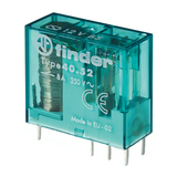 Miniatűr relé NYÁK/dugasz 8A 2v NYÁK 8A 24V50Hz 24VDC remanens IP20 40.52.6.024.0000 FINDER