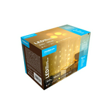 LED karácsonyi dekoráció 192LED-függöny/2x3m tápegység-dugóval 8mód kültéri 13db/m 220-240V Modee