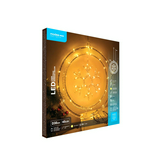 Modee Karácsonyi LED Dekoráció Ablakra HÓPIHE Elemes C3009 (60LED D30cm) IP20