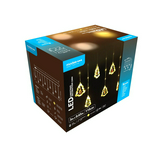 LED karácsonyi dekoráció 110LED-lógó dísz/3m tápegység-dugóval 8mód kültéri 37db/m 220-240V Modee