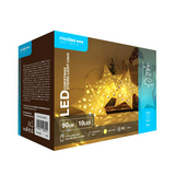 Modee Karácsonyi LED Füzér Dekor CSILLAGOK Elemes C3029 (10LED/90cm/10cm) warm IP20