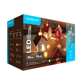 Modee Karácsonyi LED Füzér Dekor HÁZIKÓ Elemes C3010 (10LED/90cm/10cm) warm IP20
