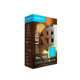 Modee Karácsonyi LED Füzér Dekor HÓEMBER Elemes + Csipesz C3015 (10LED/90cm/10cm) warm IP20