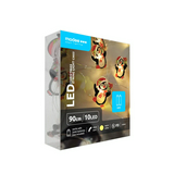 Modee Karácsonyi LED Füzér Dekor PINGVIN Elemes C3022 (10LED/90cm/10cm) warm IP20