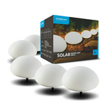 LED kerti szolár dekor lámpatest leszúrható 0,3Ah Ni-MH AA akku 8h 5db 1,2V DC 2700-3200K Modee