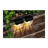 LED kültéri fali szolár lámpatest falra 0,4Ah Ni-MH AA akku 8h 2db 1,2V DC 6lm 4000K IP44 Modee