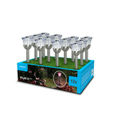 LED kerti szolár lámpatest leszúrható 0,15Ah Ni-MH AAA akku 8h 12db 1,2V DC IP44 60000h Modee