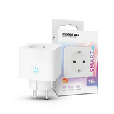 RF okos dugaljadapter 16A/230V/2P+F/Bluetooth (Tuya Wi-Fi) 230VAC-táp fehér  tokozott Smart Modee