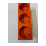 Modul45 162/3 dugalj 33° földelt gyerekzárral narancs csatornába STD-D3C ROR3 OBO-BETTERMANN