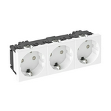 Modul45 162/3 dugalj sínes 90° földelt központi fedlap gyerekzárral SKS-D0 RW3 OBO-BETTERMANN