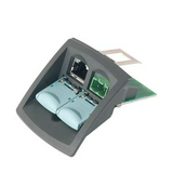 Moduláris adatcsatlakozó 4db ferde 2x RJ45 hüvely/hüvely bepattintás 6GK SIEMENS