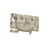 Moduláros elosztó sorkapocs TS35 32A 250V bézs 0.5-4mm2/érvéghüvely AAP21 4 LI RD Weidmüller
