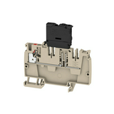 Moduláros elosztó sorkapocs TS35 6.3A 36V bézs 0.5-4mm2/érvéghüvely AAP21 4 FS 10-36V Weidmüller