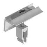Modulrögzítő bilincs 30-50mm modulvastagsághoz szélső kapocs alumínium eloxált Vario SL Rack