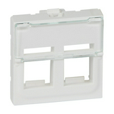 Mosaic adapterkeret 2xKeystone adatcsatlalkozóhoz fehér LEGRAND