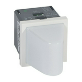 Mosaic jelzőlámpa betét központi fedéllel 0.7W 24V zöld-fényű süllyesztett műanyag fényes LEGRAND