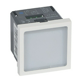 Mosaic jelzőlámpa betét központi fedéllel 1W 230V kék-fényű süllyesztett műanyag fényes LEGRAND