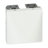 Mosaic kábelkivezető 2M süllyesztett kapocs nélkül műanyag fehér IP41 LEGRAND