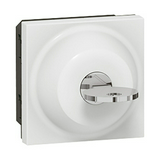 Mosaic átkapcsoló kulcsos 1-0-2 betét közp. fedéllel fehér süllyesztett csavaros IP41 1- LEGRAND