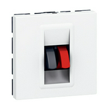 Mosaic hangszóró csatlakozó betét közp. fedéllel hangszóró csatlakozó betét műanyag fehér LEGRAND