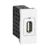 Mosaic USB töltőaljzat A 1500mA/ 5V modultartó fehér IP40 LEGRAND