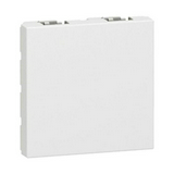 Mosaic vakfedél 2 modulos műanyag négyzetes fehér LEGRAND